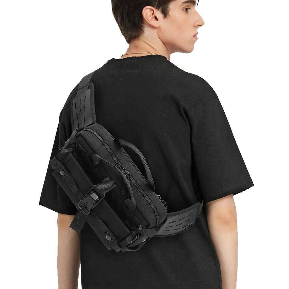 Tactical pack Waist Sports Chest Pack Waterproof Shoulder Belt Bag EDC Crossbody Bags for Hunting Camping Hiking