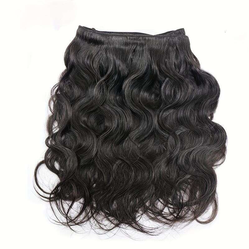 Brazilian Big Wavy Braid 100% Raw Virgin Strand Natural Color Hair Extensions Three-piece Set