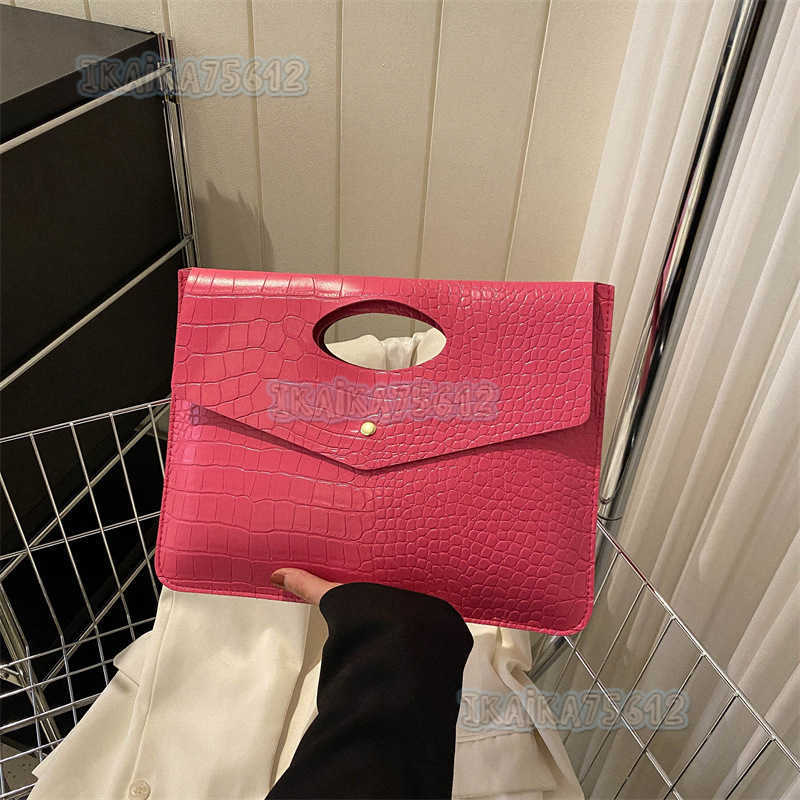 Fashion Clutch Bag Simple Tote Bag 2025 Summer New Casual Large Capacity Trendy Handbag H250804