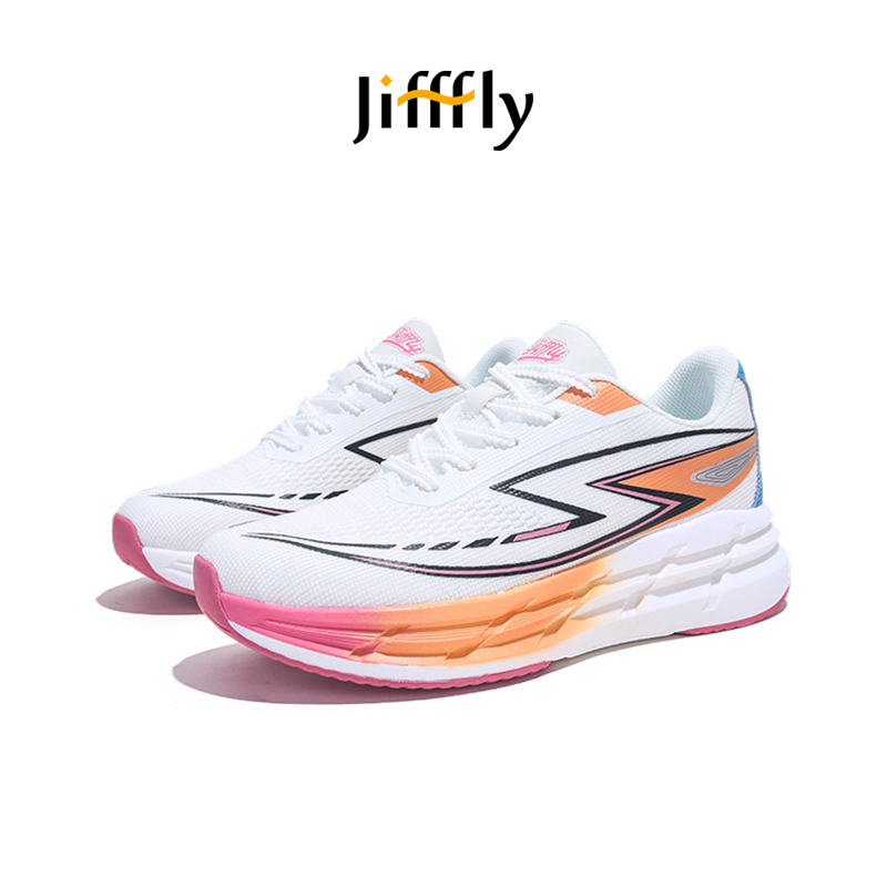 Jiffly Men's Running Shoes - Breathable Mesh Upper, Lightweight Cushioned Sole for Comfort