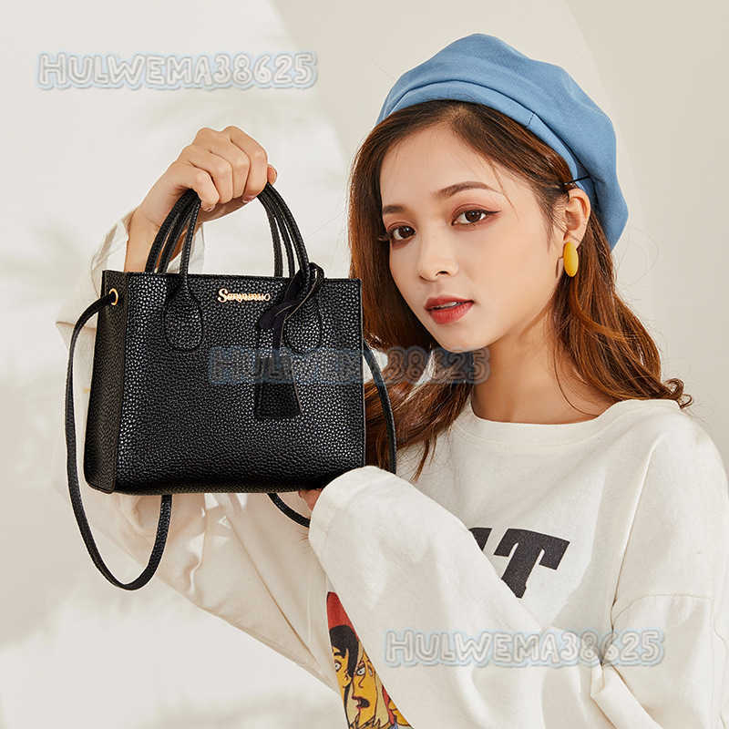 Style Lychee Pattern Handheld Bucket Bag 2025 Summer New Personality Crossbody Shoulder Phone Small Bag H250804