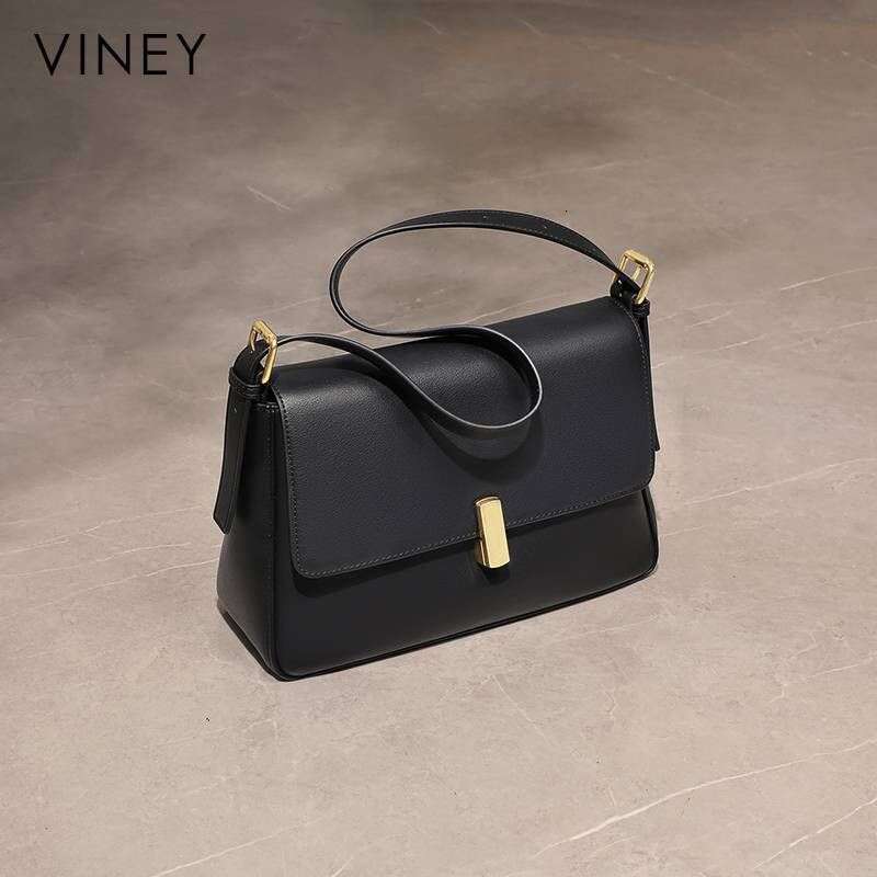 VINEY Ladies 2025 New Women's Messenger Genuine Leather Large Capacity High-end Underarm Shoulder Bag