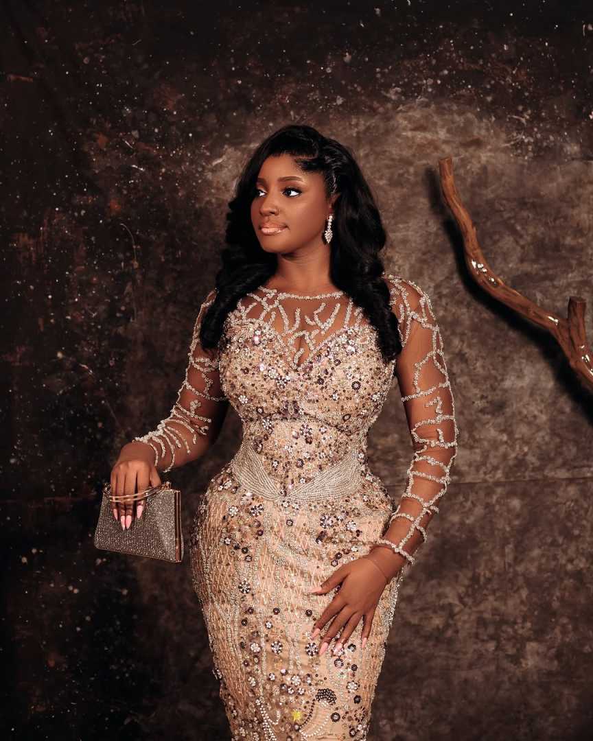 Elegant Evening Dresses Mermaid Large Crystal Celebrity Dress Long Sleeve Robe De Soiree Watteau Train Prom Gowns