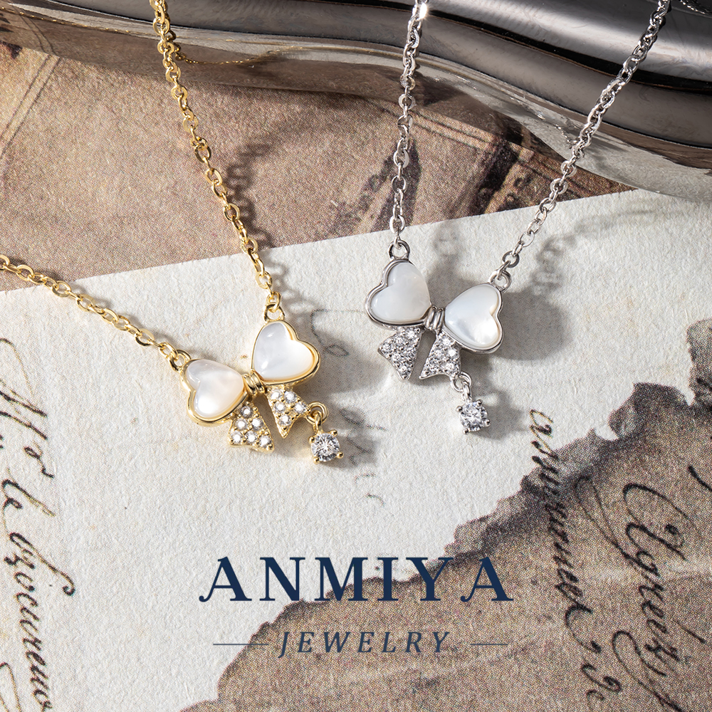 925 Sterling Silver Butterfly Pendant with Link Chain Gold and Silver Plated for Ladies' Fashion Gift Idea