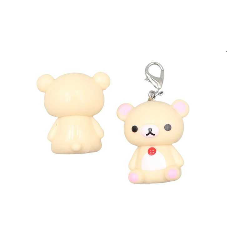 100% Cotton Linen Cotton Linen Cotton Linen Lazybear Doll Keychains Bag Clothing Puller Phone Rope Necklace Accessories Pendants Gift G250802