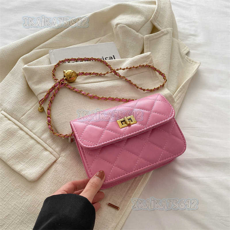 Fashionable and Elegant Simple Chain Small Square Bag 2025 New Trendy Stylish Bag for Women Personality and Crossbody Shoulder Bag H250804