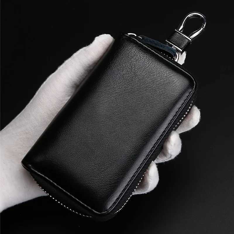 Car Key Bag Large Capacity Zipper Mens and Womens Waist Hanging Household Key Bag Buckle Universal Multi-Function Key Bag for G250802