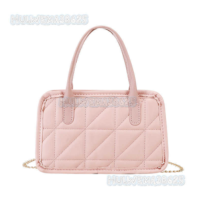 Womens Bag 2025 Fashion New Womens Handbag Pillow Bag Womens Quilted Chain Embroidered Bag H250804