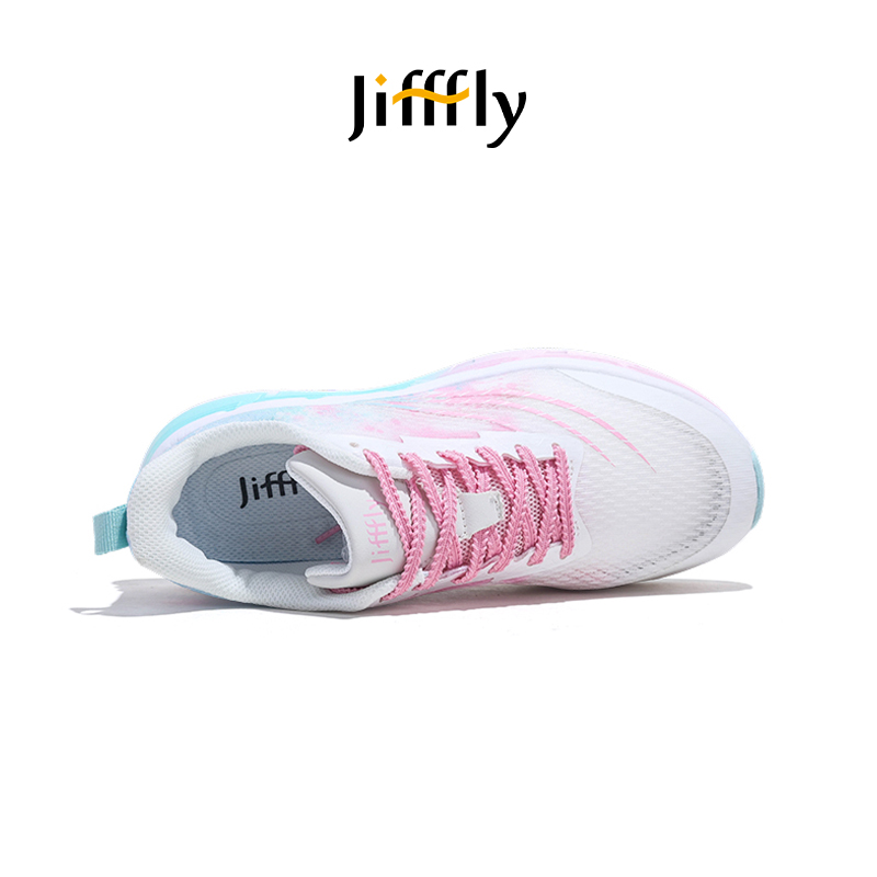Jiffly Men's Running Shoes Fall/Winter 2025 Lightweight Cushioned Mesh Breathable Soft Sole