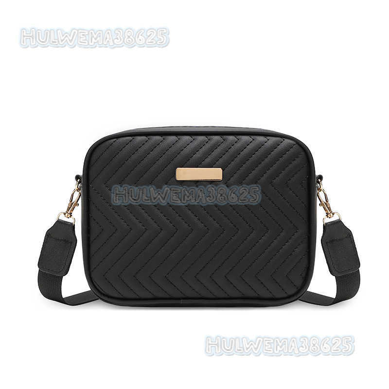 Small Bag 2025 Embroidered Thread Bag Fashionable Camera Bag Wide Shoulder Strap Simple Single Shoulder Crossbody Bag Womens Bag H250804