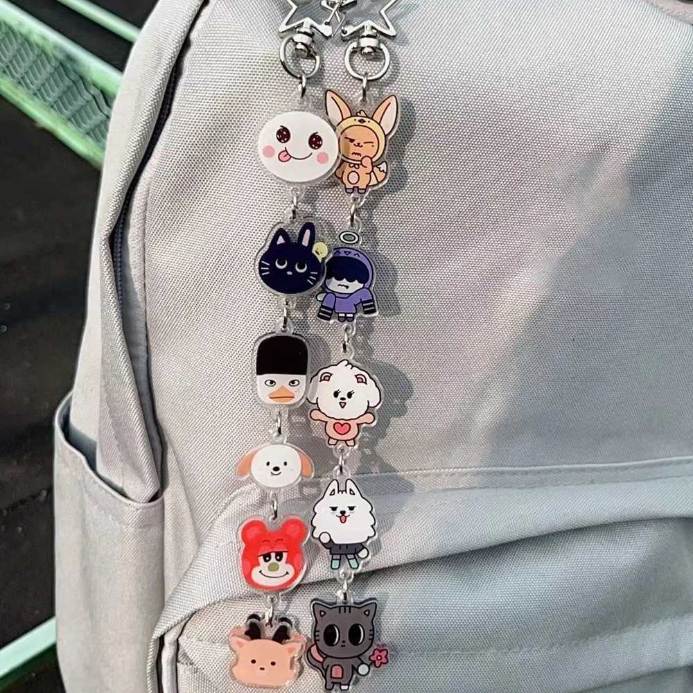 100% Authentic Brand New Original KPOP ZEROBASEONE Cute Cartoon Acrylic Keyring Miyeon Sohee Wonbin Jiwoong Matthew Keychains Bag Accessories Fans Gif