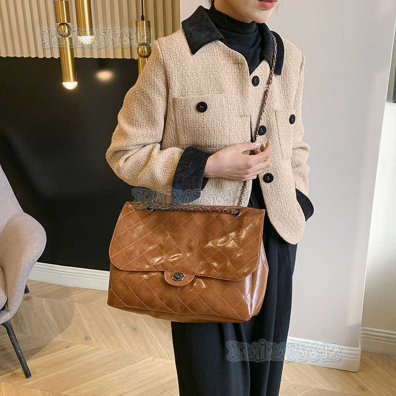 Large Capacity Bag for Women Trendy Tote Bag 2025 Winter New Fashion Commuter Shoulder Crossbody Bag for Women H250804
