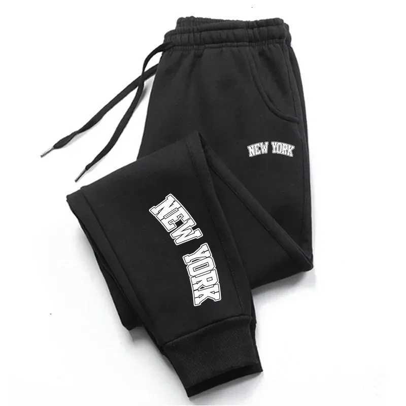 2025 New York Womens Mens Sweatpants Casual High Quality Outdoor Jogging Pants Fashion Versatile Sport Elastic Waist Trousers X250804