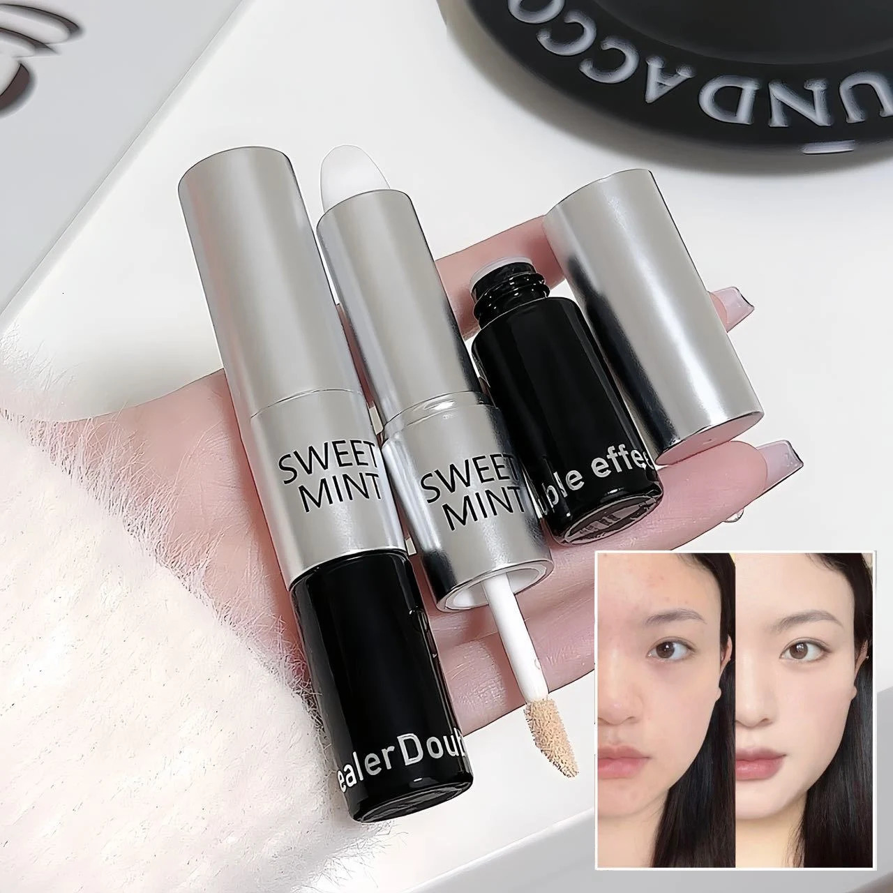Double-ended Moisturizing Matte Concealer Contour Stick Smooth Lasting 3D Nose Shadow Waterproof Face Bronzer Contour Makeup 250730