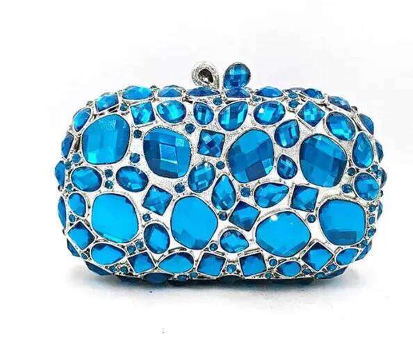 Big Stones Evening Purse Bags Rhinestone Wedding Gems Clutch Bridal Clutches Women Dias Party Purses Bag