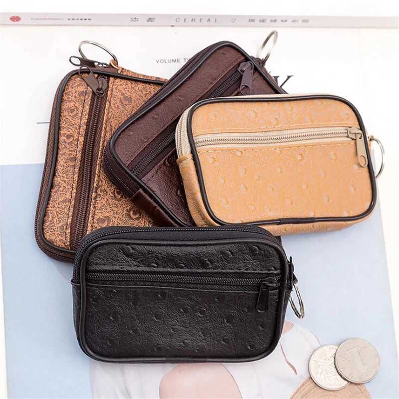 Men Small Coin Bag Casual Style Zipper Change Wallet Bag Small Soft Men Women Card Coin Key Holder G250802