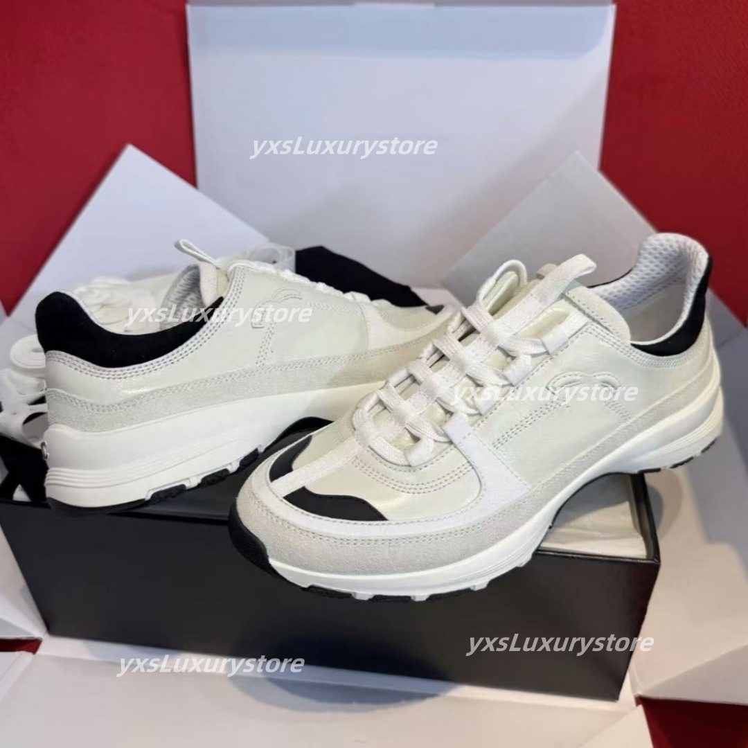 25ss Designer Ladies' Thick-soled Casual sports Shoes High-quality Outdoor Multi-color CC Pattern Fashionally Versatile Women's sneakers