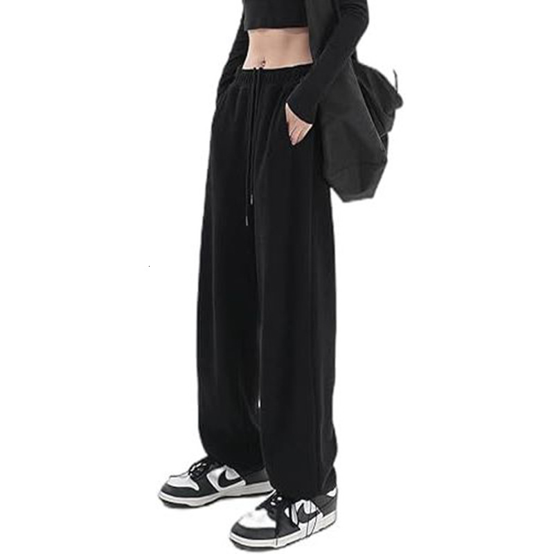Free shipping designer Autumn Winter Casual Sweatpants Loose Comfortable Home Drawstring WideLeg Pants Straight Long Pants High quality clothing