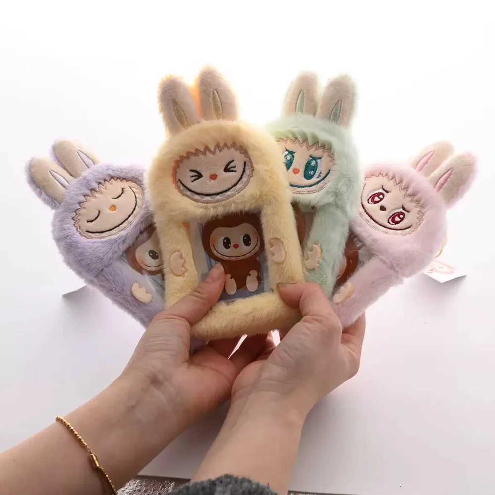1PC - Cute Doll ID Card Cover Student Bus Card Cover Bag Keychain Pendant Convenient Wallet G250802