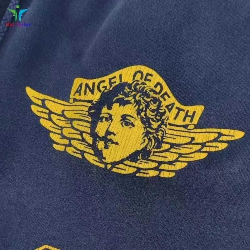 Highest Quality Winter Saint Fashion Retro Blue Angel Distressed Destroyed Sweatpants Casual Pants Saint Suit X250804