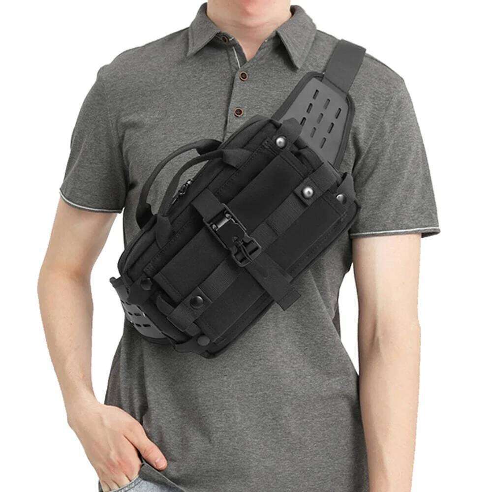 Tactical pack Waist Sports Chest Pack Waterproof Shoulder Belt Bag EDC Crossbody Bags for Hunting Camping Hiking
