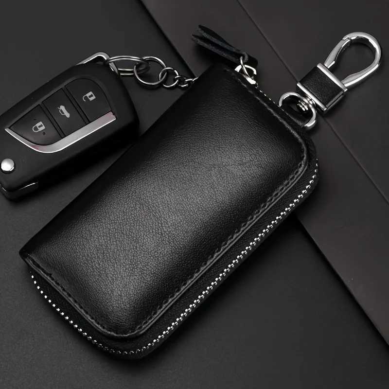 Car Key Bag Large Capacity Zipper Mens and Womens Waist Hanging Household Key Bag Buckle Universal Multi-Function Key Bag for G250802