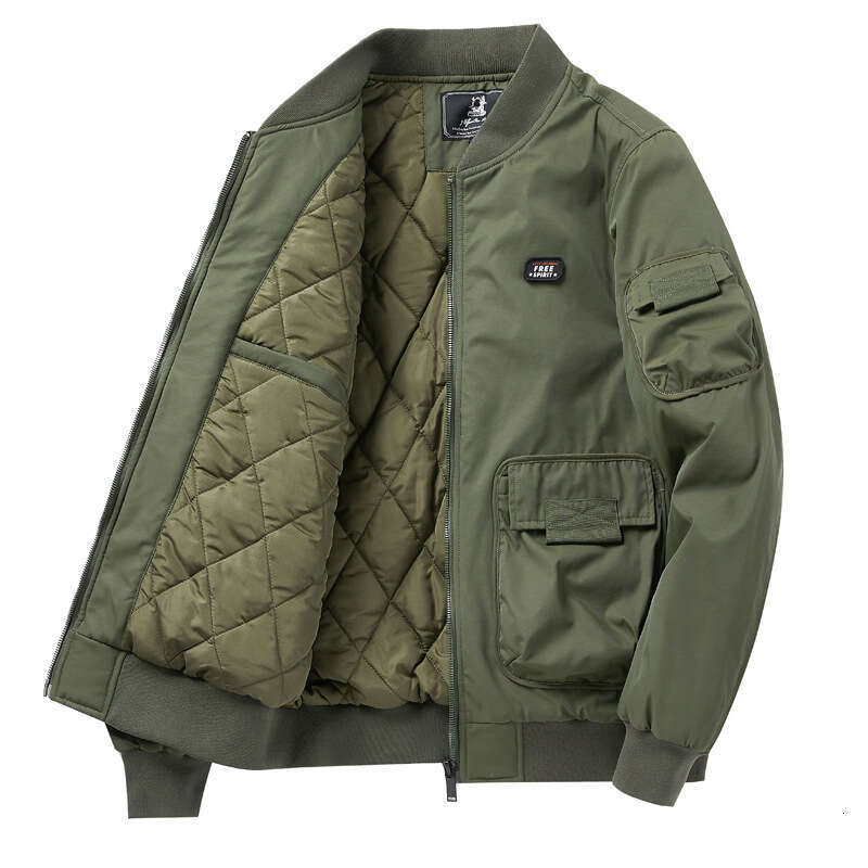 Autumn And Winter Flying Lamb Fleece Thickened Double Sided Wear Contrast Wide Version Stand Up Collar For Men AF