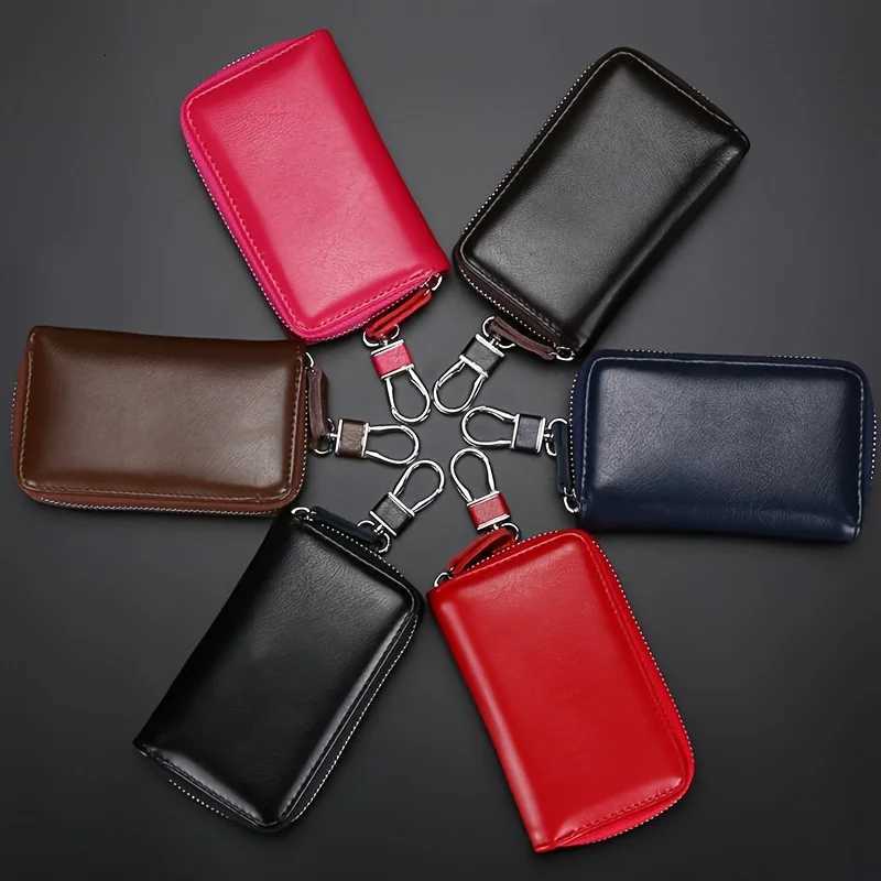 Car Key Bag Large Capacity Zipper Mens and Womens Waist Hanging Household Key Bag Buckle Universal Multi-Function Key Bag for G250802