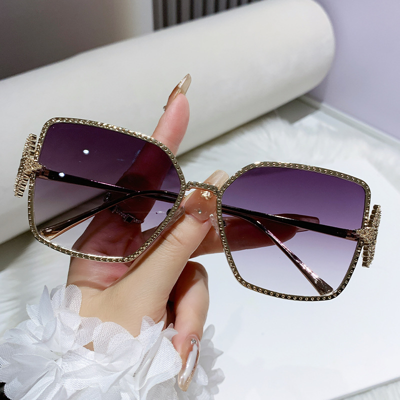 Designer Sunglasses For Women Men Oversize Sunglasses Luxury Polarized Lens Goggle Pilot PC Frame Oversized UV400 Eyewear Luxury Style Sunglasses S179