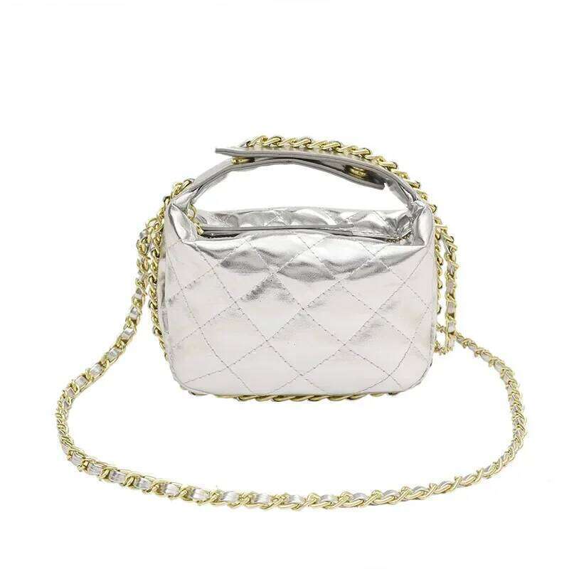 Female Shoulder Fashion Handbag Women's Crossbody Laser Small Square High Quality Chain Bag Tote Bags For Women