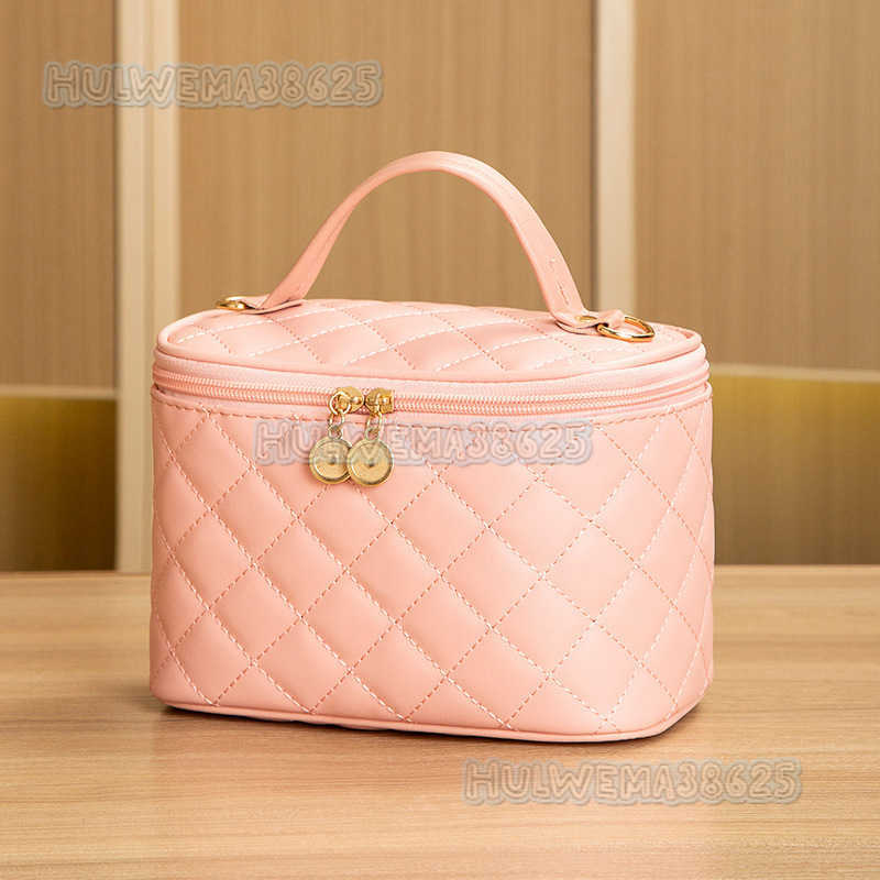 2025 New Fashion Square Quilted Makeup Bag Large and Small Handheld Makeup Organizer H250804