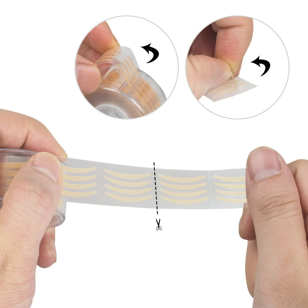 600PCS Patches for Drooping Eyelids Double Stickers Double Eyelids Tape Invisible Fallen Eyelids 250730
