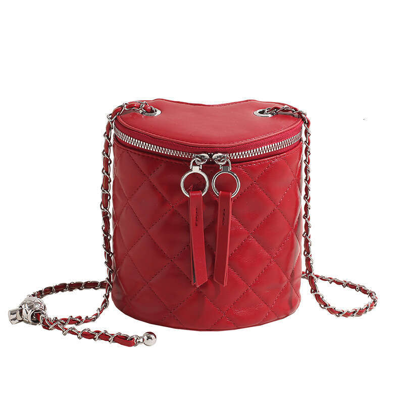 Fashion Quilted Embroidery Small for Women New Spring Summer Versatile Stylish bags Chain Shoulder designer Crossbody Cylinder Bag