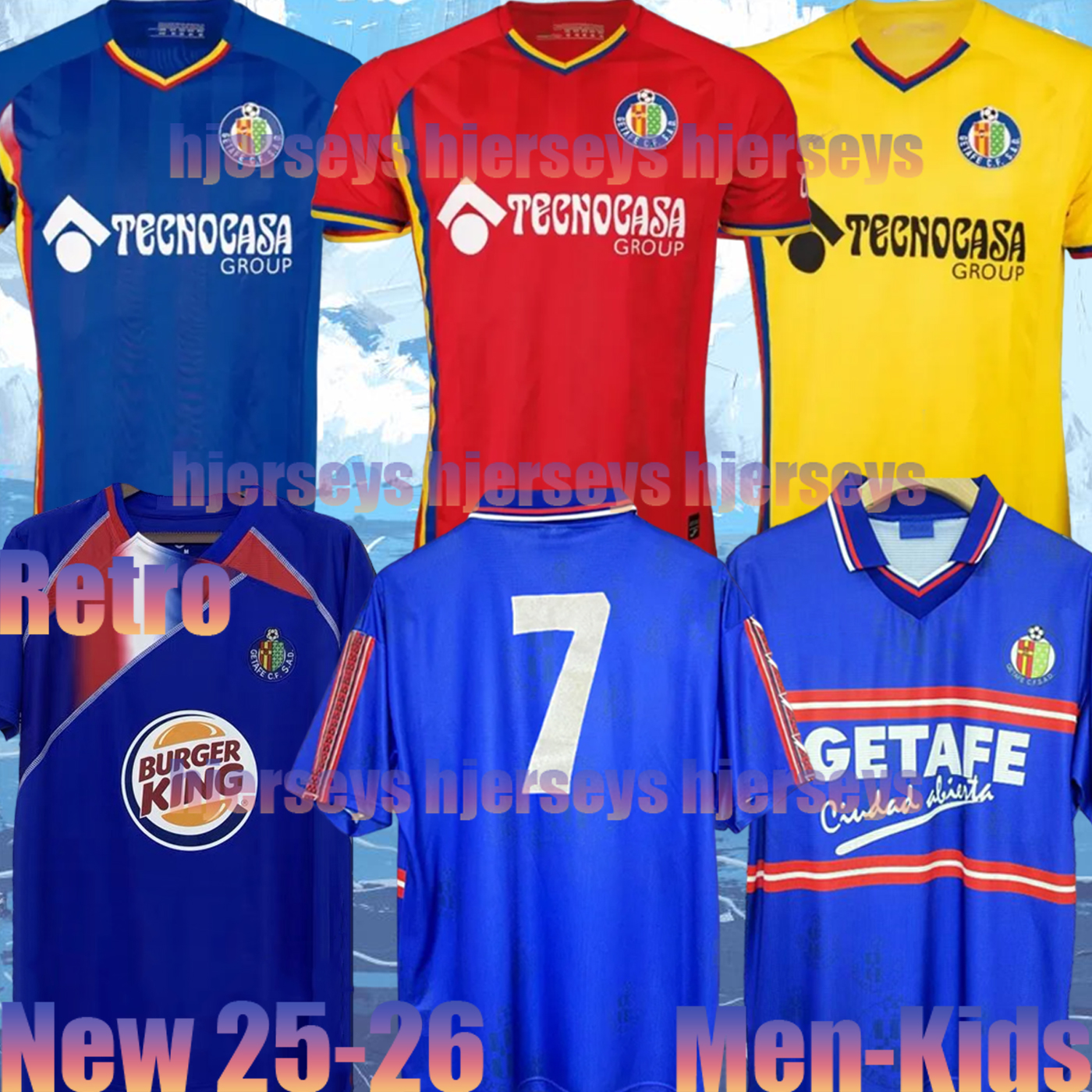 25 26 Getafe FC Soccer Jerseys Mayoral LATASA ENES UNAL GREENWOOD Jaime Mata Unal ALENA MAKSIMOVIC Arambarri Milla Jose Angel 2025 98 99 09 10 Home Mens Football Shirts