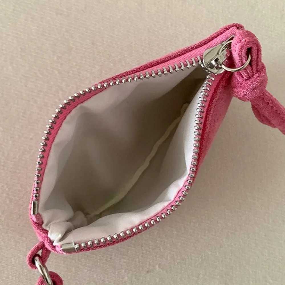 Leopard Print Suede Coin Purse Portable Lipstick Key Bag Women Shoulder Bag Mini Storage Bag Small Wallet Travel Mini Purse 2025 G250802