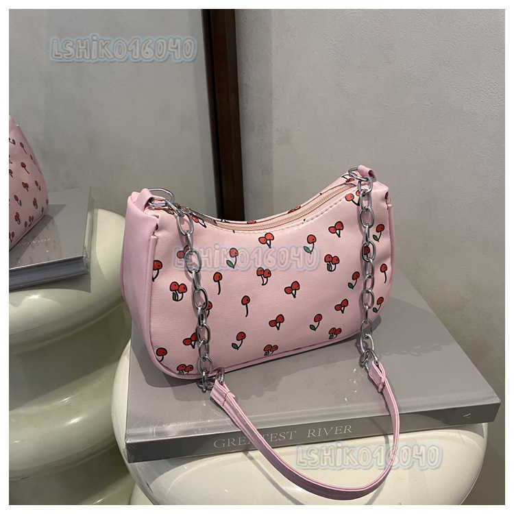 Product Title Casual Bag for Women 2025 New Cute Small Flower Shoulder Bag Style Fashionable Underarm Bag H250804