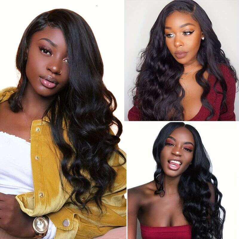 Brazilian Big Wavy Braid 100% Raw Virgin Strand Natural Color Hair Extensions Three-piece Set