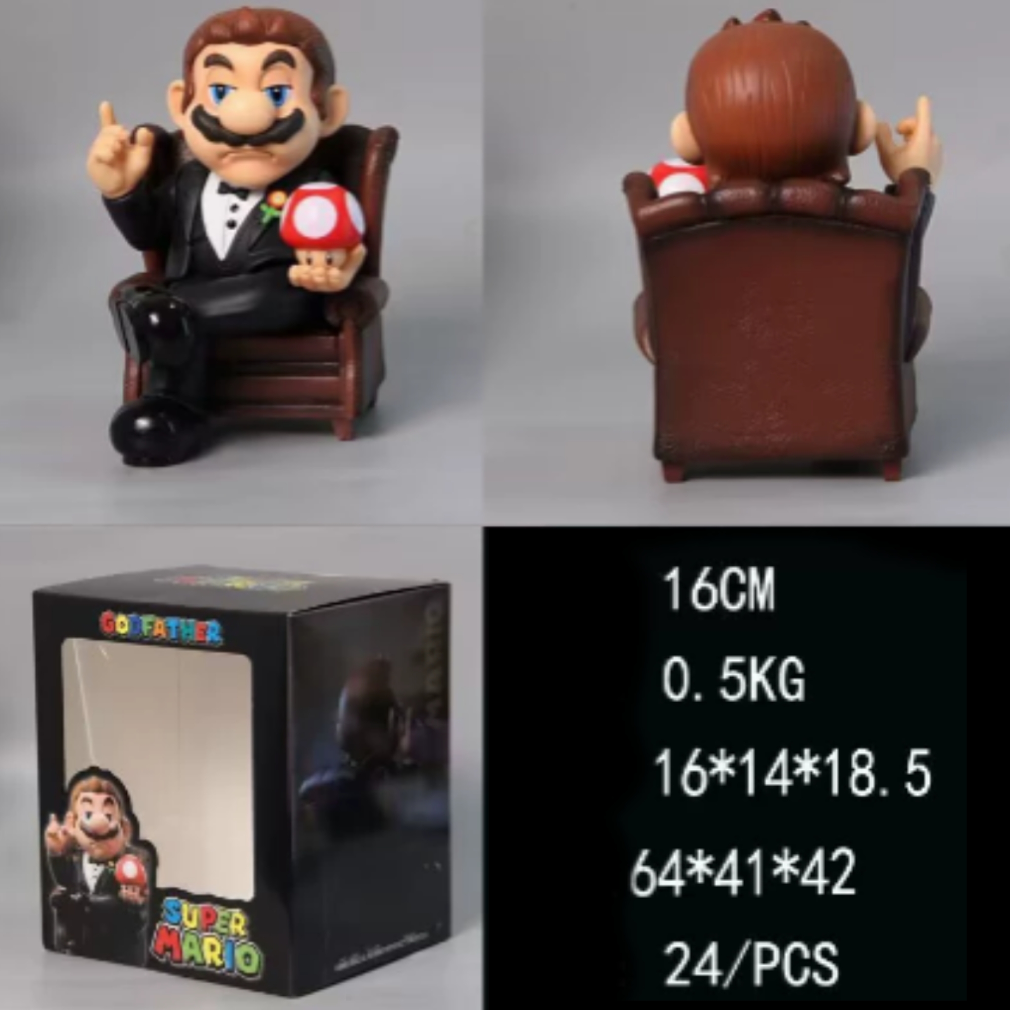 Creative Clown Sofa Sitting Scene Static Statue Figurine Model Decoration