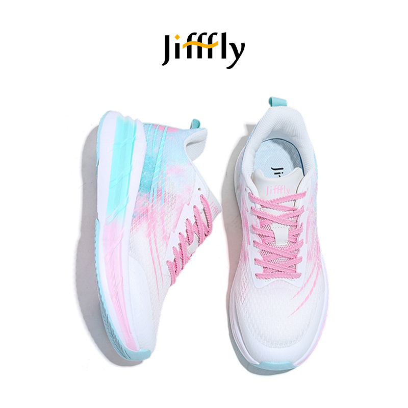 Jiffly Men's Running Shoes Fall/Winter 2025 Lightweight Cushioned Mesh Breathable Soft Sole