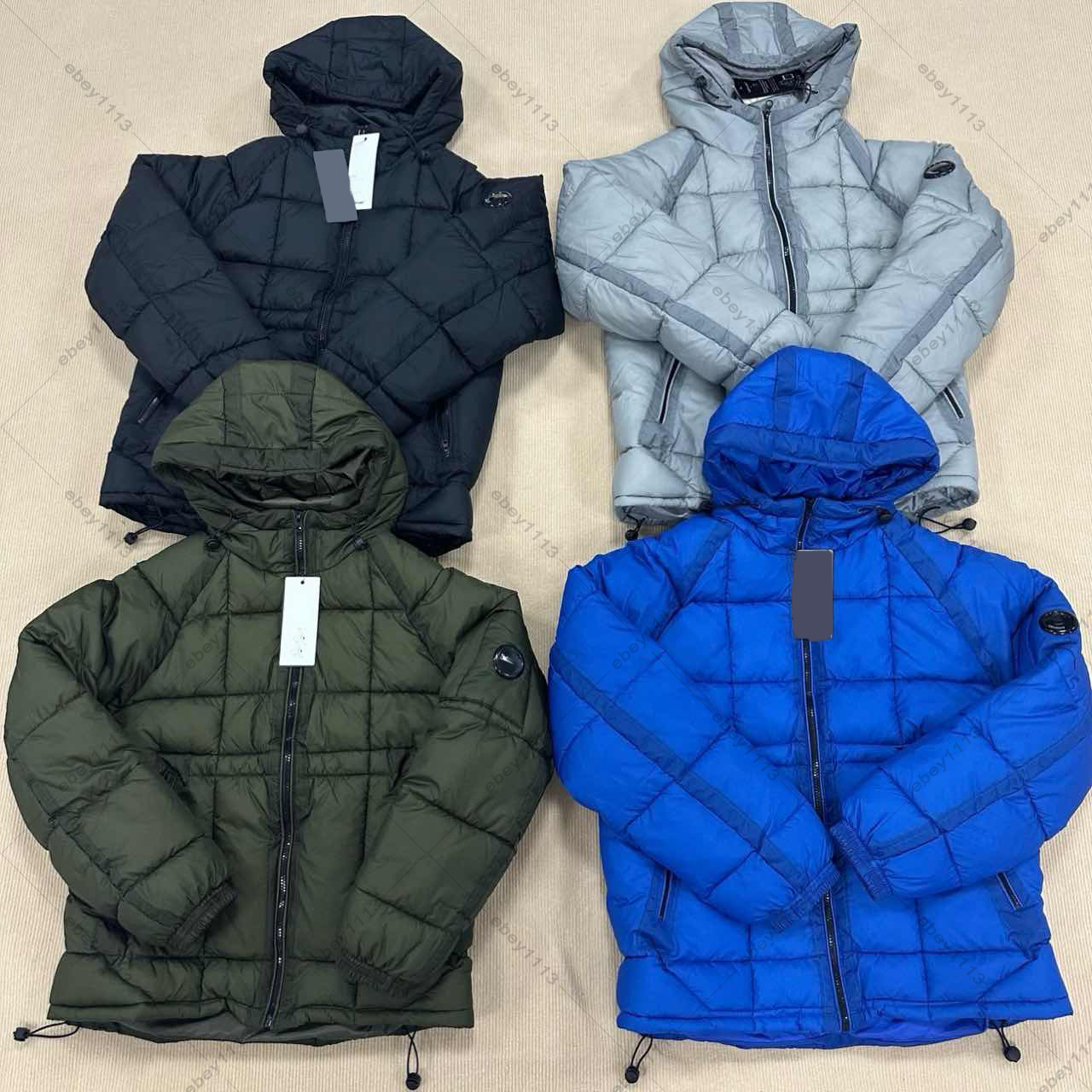 Mens designer jacket down parka bomber jackets classic glasses fashion company couple horses winter coat
