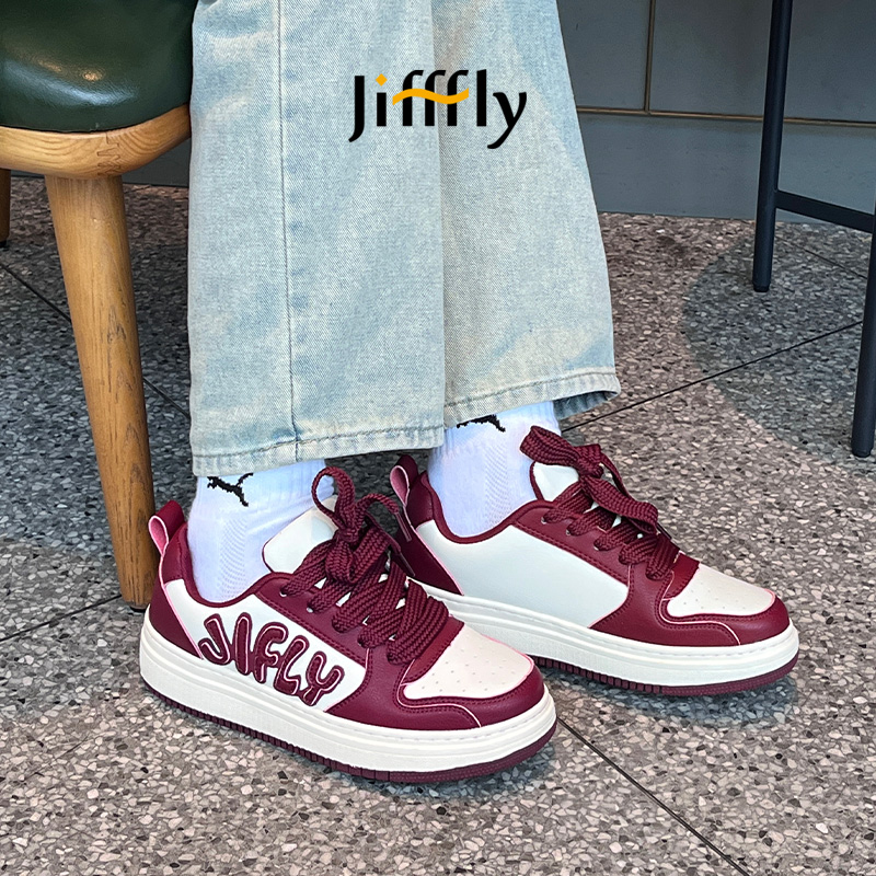 Jifffly Skateboard Men and Women 2025 Summer New Casual Versatile Shoes with Inner Height Increase for Couples Students Sports