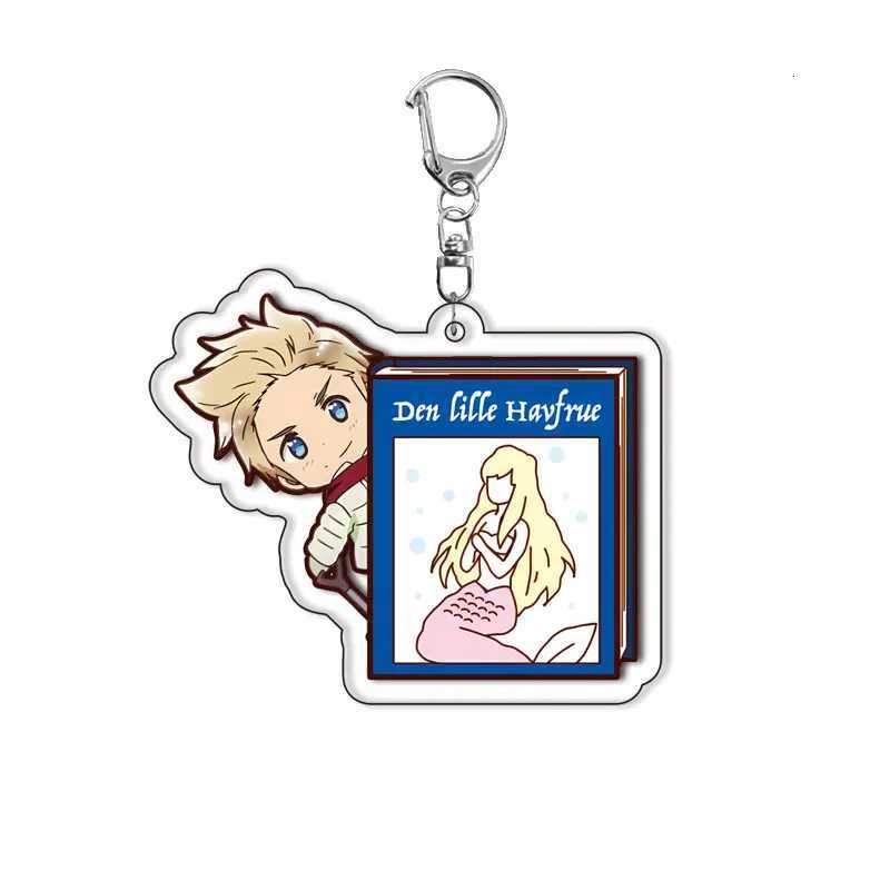 Hetalia Axis Powers APH All Chibi Characters Keychain Keychains Ring For Accessories Bag Cartoon Pendant Keyring Fans Gifts G250802
