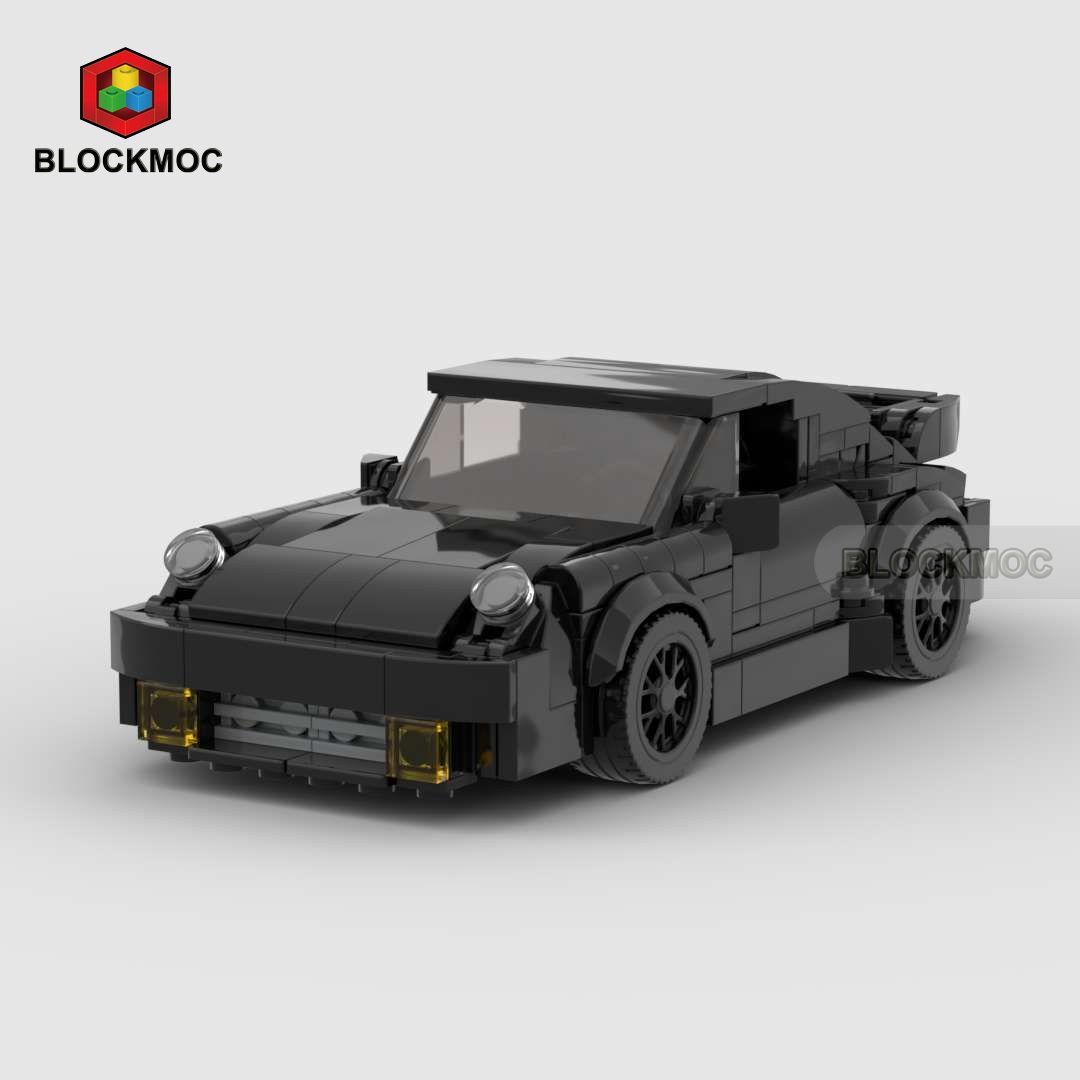MOC-Black Bird (930)Turbo Racing Sports Car Vehicle Speed Super Racer Building Blocks Brick Creative Garage Toys for Boys
