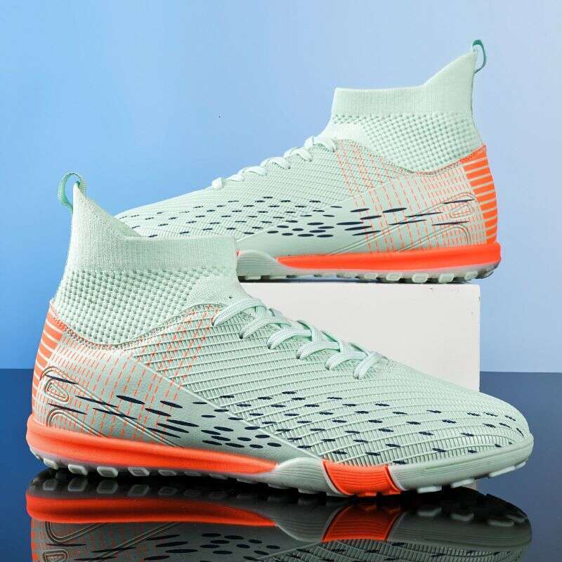 New Cup Football Men's High-Top Broken Nails Adult Artificial Grass Training Sports Shoes