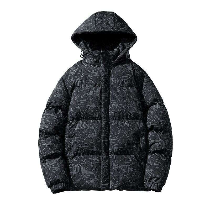 Fashion Warm Trendy Cotton Clothes Patchwork Top Hooded Jacket