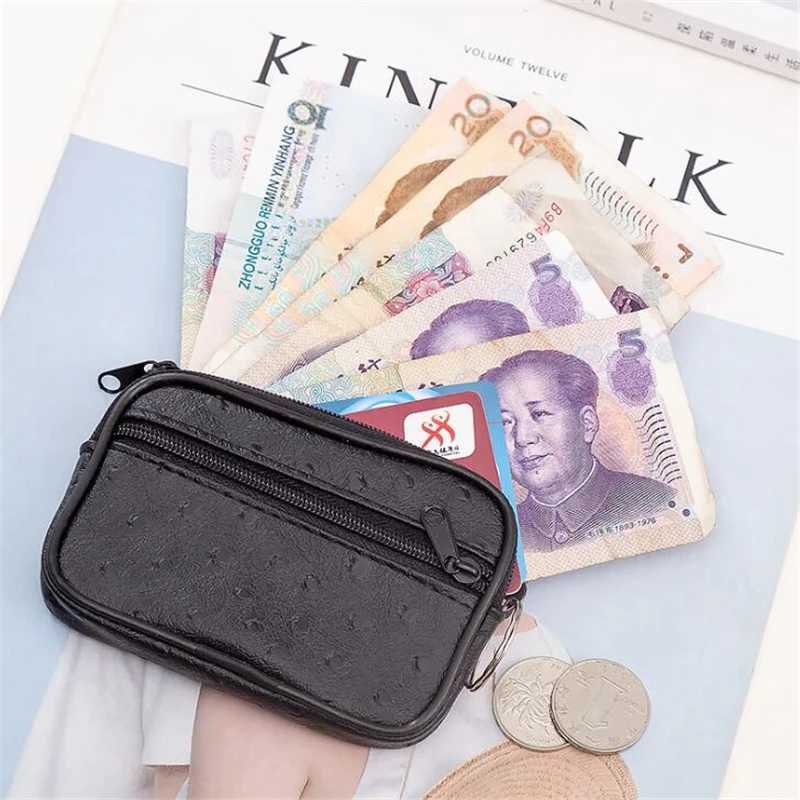 Men Small Coin Bag Casual Style Zipper Change Wallet Bag Small Soft Men Women Card Coin Key Holder G250802
