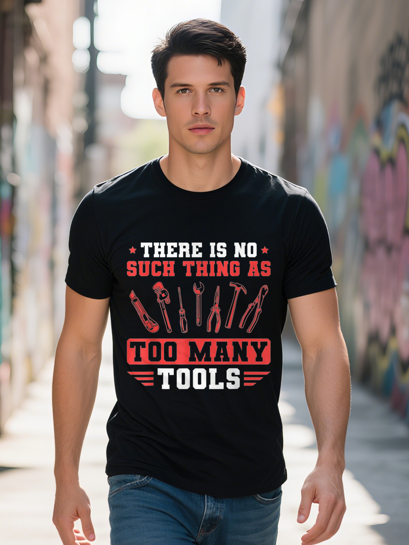Men s Craftsman There Is No Such Thing As Too Many Tools Mechanic T Shirt g 31d60