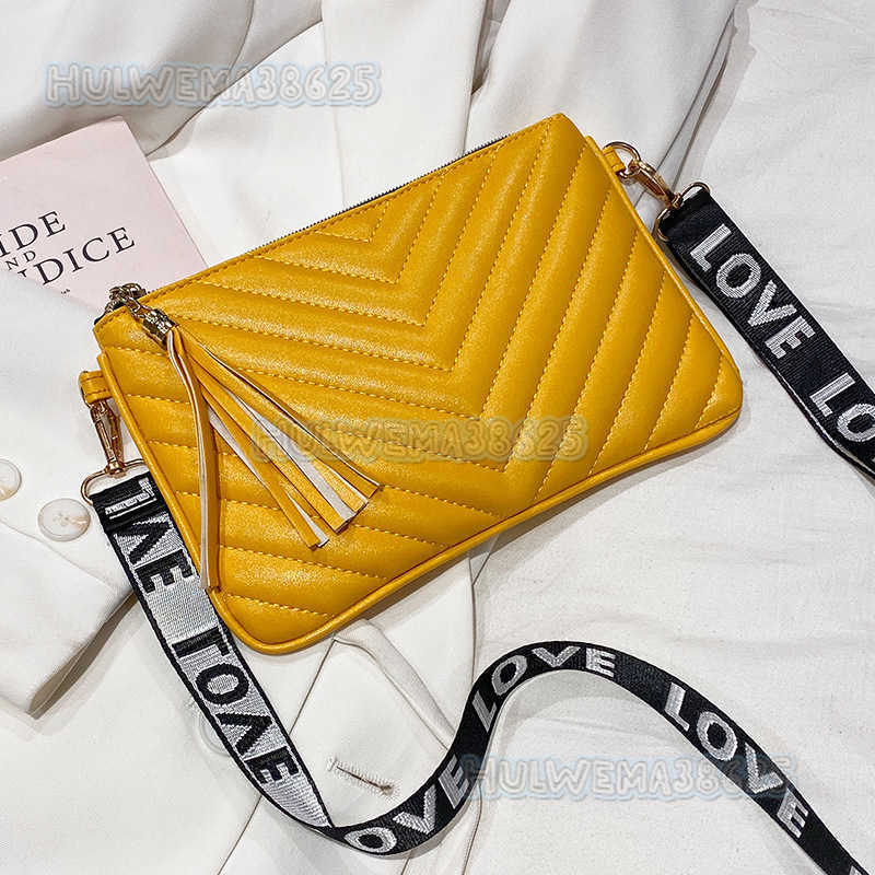 V-pattern Embroidery Bag 2025 Bag Female Ladies Bag Personalized Shoulder Bag and Sweet Cross Bag H250804