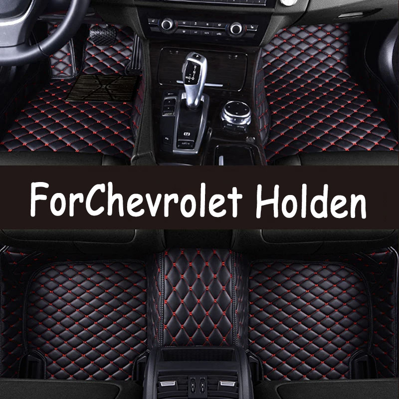 Car Floor Mats For Chevrolet Holden Barina Spark EV Ravon R2 M300 2011 to 2015 Anti-dirt Pad Carpets Leather Mat Car Accessories