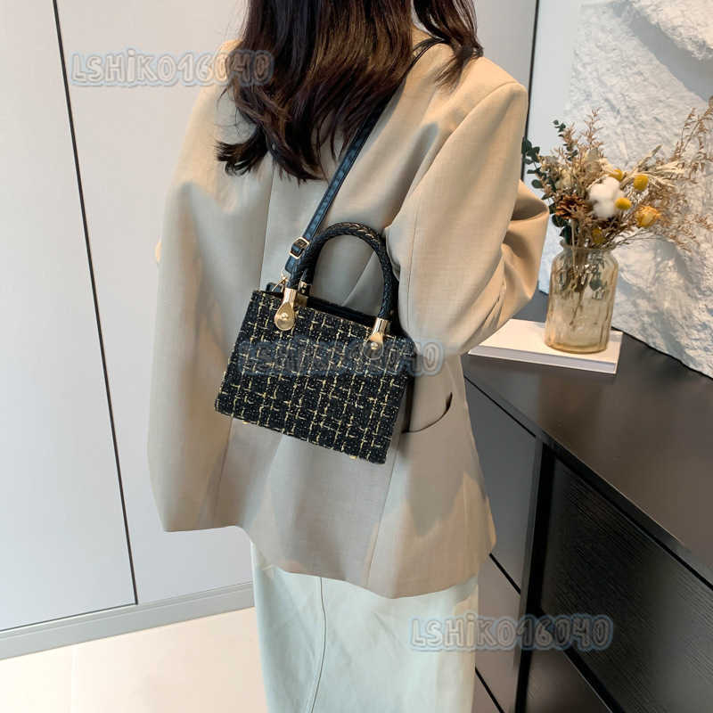 Trendy Bags Womens Bags 2024 Summer New Fashion Beautiful Texture Single Shoulder Crossbody Small Square Bag H250804